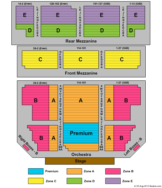 Majestic Theater Broadway Seating Chart